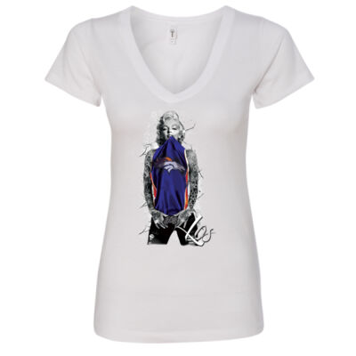 Marilyn Vneck (Runs Small)  - Women's Ideal V-Neck T-Shirt Thumbnail