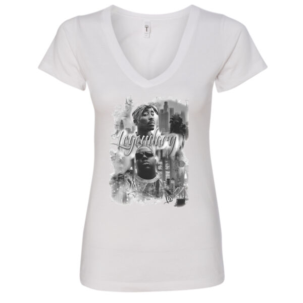 Biggie and Pac Vneck (runs small) Thumbnail