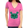 Tultex 214 - Ladies' Slim Fit Fine Jersey V-Neck Thumbnail