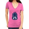 Tultex 214 - Ladies' Slim Fit Fine Jersey V-Neck Thumbnail