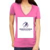 Tultex 214 - Ladies' Slim Fit Fine Jersey V-Neck Thumbnail