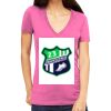 Tultex 214 - Ladies' Slim Fit Fine Jersey V-Neck Thumbnail