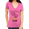 Tultex 214 - Ladies' Slim Fit Fine Jersey V-Neck Thumbnail