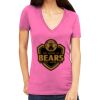 Tultex 214 - Ladies' Slim Fit Fine Jersey V-Neck Thumbnail