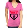 Tultex 214 - Ladies' Slim Fit Fine Jersey V-Neck Thumbnail