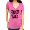 Tultex 214 - Ladies' Slim Fit Fine Jersey V-Neck Thumbnail