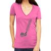 Tultex 214 - Ladies' Slim Fit Fine Jersey V-Neck Thumbnail