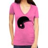Tultex 214 - Ladies' Slim Fit Fine Jersey V-Neck Thumbnail