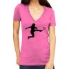 Tultex 214 - Ladies' Slim Fit Fine Jersey V-Neck Thumbnail