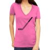 Tultex 214 - Ladies' Slim Fit Fine Jersey V-Neck Thumbnail
