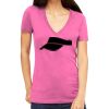 Tultex 214 - Ladies' Slim Fit Fine Jersey V-Neck Thumbnail