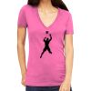 Tultex 214 - Ladies' Slim Fit Fine Jersey V-Neck Thumbnail