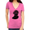 Tultex 214 - Ladies' Slim Fit Fine Jersey V-Neck Thumbnail