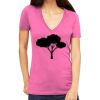 Tultex 214 - Ladies' Slim Fit Fine Jersey V-Neck Thumbnail