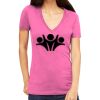 Tultex 214 - Ladies' Slim Fit Fine Jersey V-Neck Thumbnail