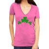 Tultex 214 - Ladies' Slim Fit Fine Jersey V-Neck Thumbnail