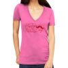 Tultex 214 - Ladies' Slim Fit Fine Jersey V-Neck Thumbnail