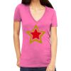 Tultex 214 - Ladies' Slim Fit Fine Jersey V-Neck Thumbnail