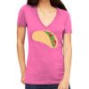 Tultex 214 - Ladies' Slim Fit Fine Jersey V-Neck Thumbnail