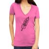Tultex 214 - Ladies' Slim Fit Fine Jersey V-Neck Thumbnail
