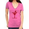 Tultex 214 - Ladies' Slim Fit Fine Jersey V-Neck Thumbnail