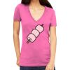Tultex 214 - Ladies' Slim Fit Fine Jersey V-Neck Thumbnail