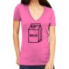 Tultex 214 - Ladies' Slim Fit Fine Jersey V-Neck Thumbnail