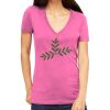 Tultex 214 - Ladies' Slim Fit Fine Jersey V-Neck Thumbnail