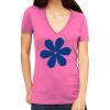 Tultex 214 - Ladies' Slim Fit Fine Jersey V-Neck Thumbnail