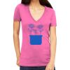 Tultex 214 - Ladies' Slim Fit Fine Jersey V-Neck Thumbnail