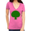Tultex 214 - Ladies' Slim Fit Fine Jersey V-Neck Thumbnail