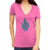 Tultex 214 - Ladies' Slim Fit Fine Jersey V-Neck Thumbnail