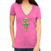 Tultex 214 - Ladies' Slim Fit Fine Jersey V-Neck Thumbnail