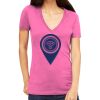 Tultex 214 - Ladies' Slim Fit Fine Jersey V-Neck Thumbnail